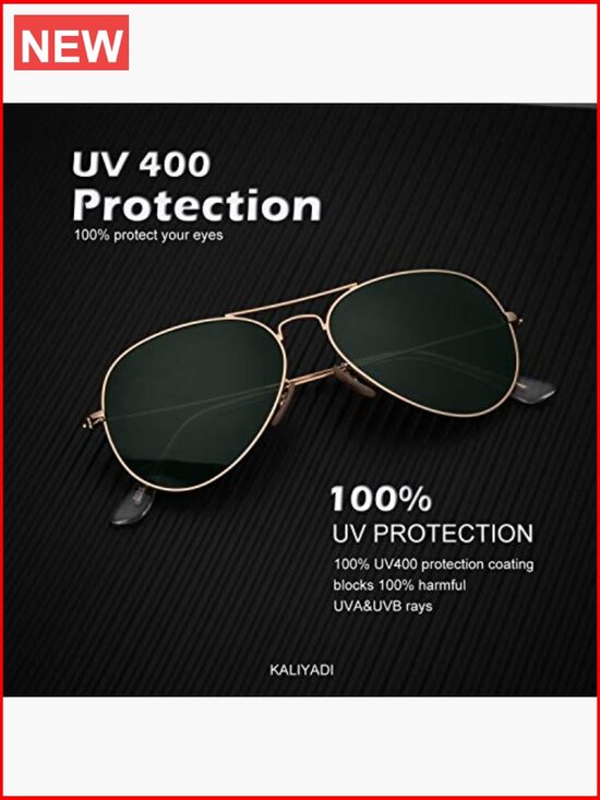 Classic Aviator Polarized Sunglasses for Driving UV Blocking main image 6